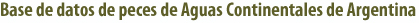 Consulta de Especies